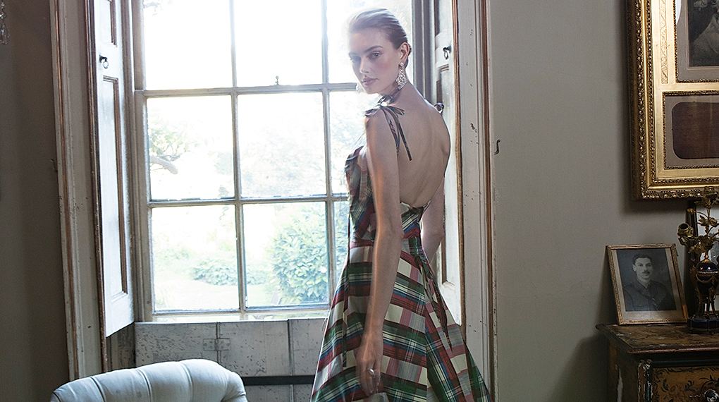 Phillipa Lepley Couture Wedding Dress London UK Designer Bespoke Couture Tartan 1907 1875 1020 X 570