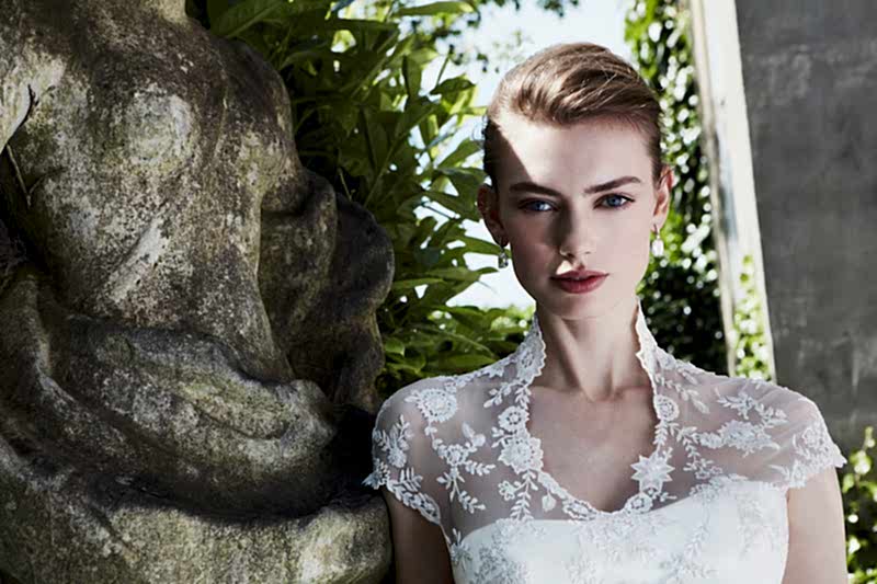 Phillipa Lepley Couture Wedding Dress Designer London - Vienna Woodland Flowers