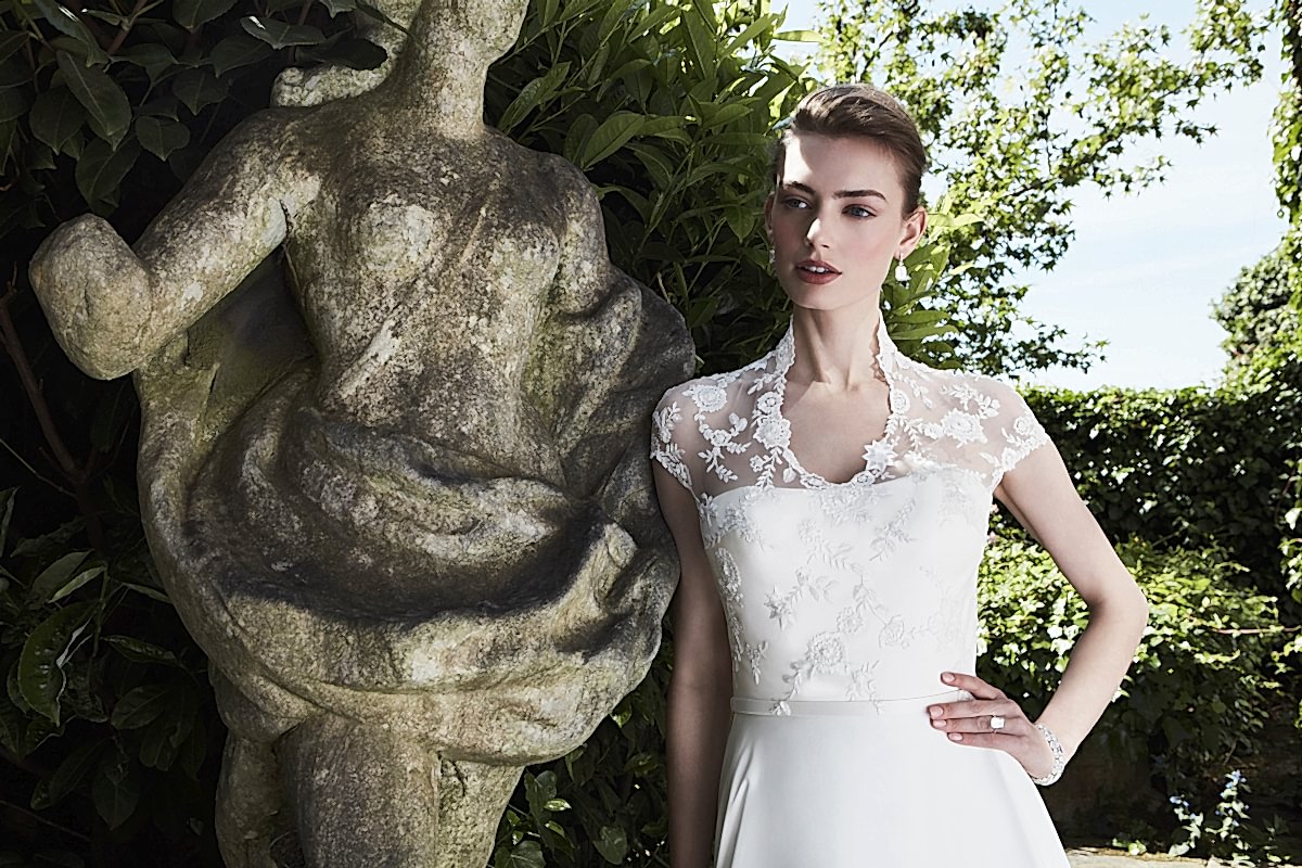 Phillipa Lepley Couture Wedding Dress Designer London - Vienna Woodland Flowers