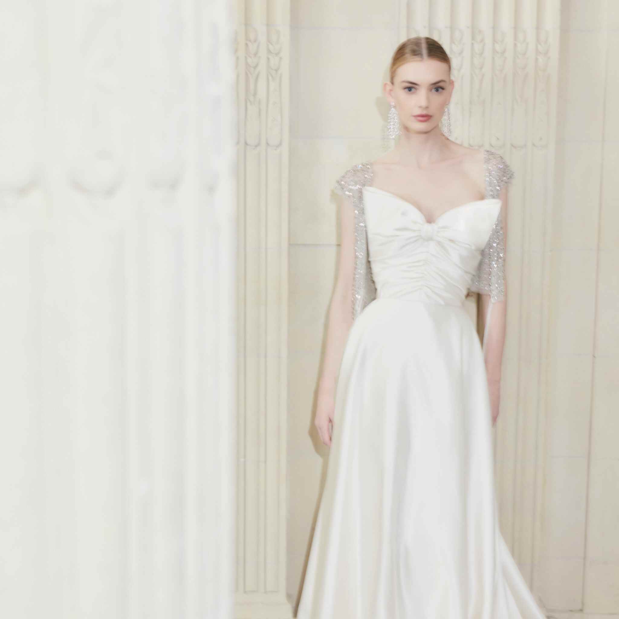 Phillipa Lepley Couture Duchess Satin Gown Vienna Con Amore