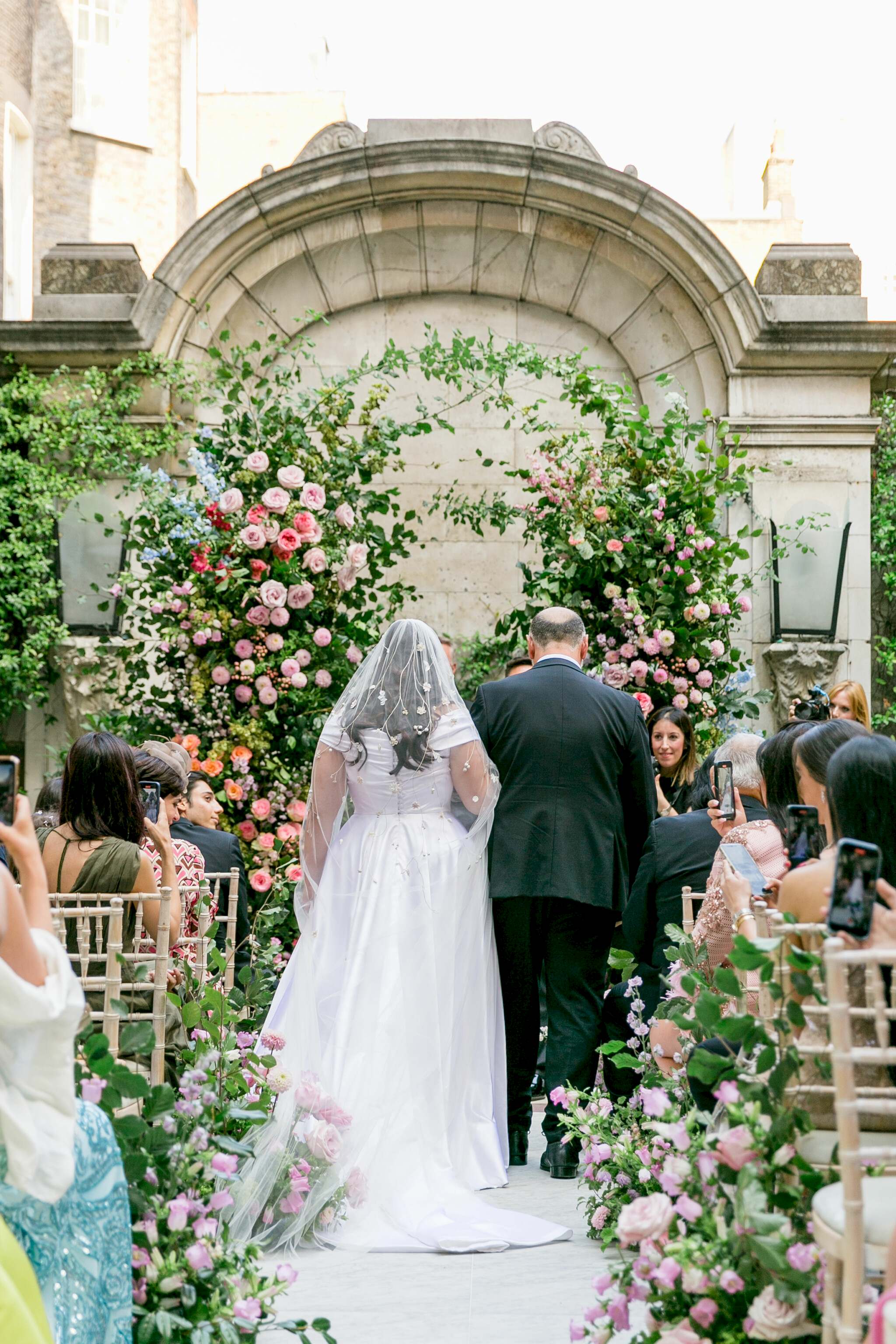Phillipa_Lepley_Bride_Arevik_White_Duchess_Satin_Dahlia_Garden_Veil