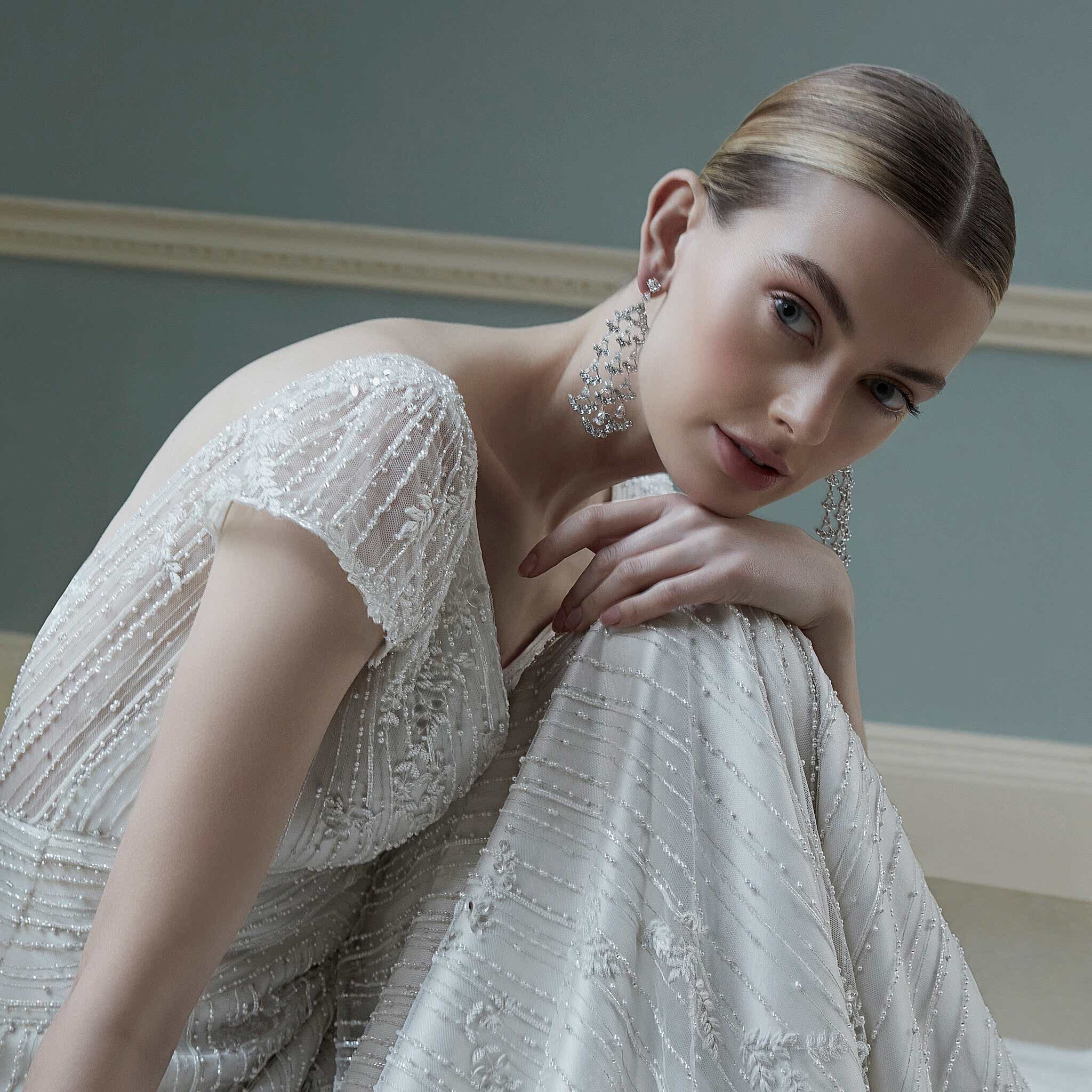 Phillipa-Lepley-Couture-Wedding-Dress-Fitzgerald-Cascading-Leaves