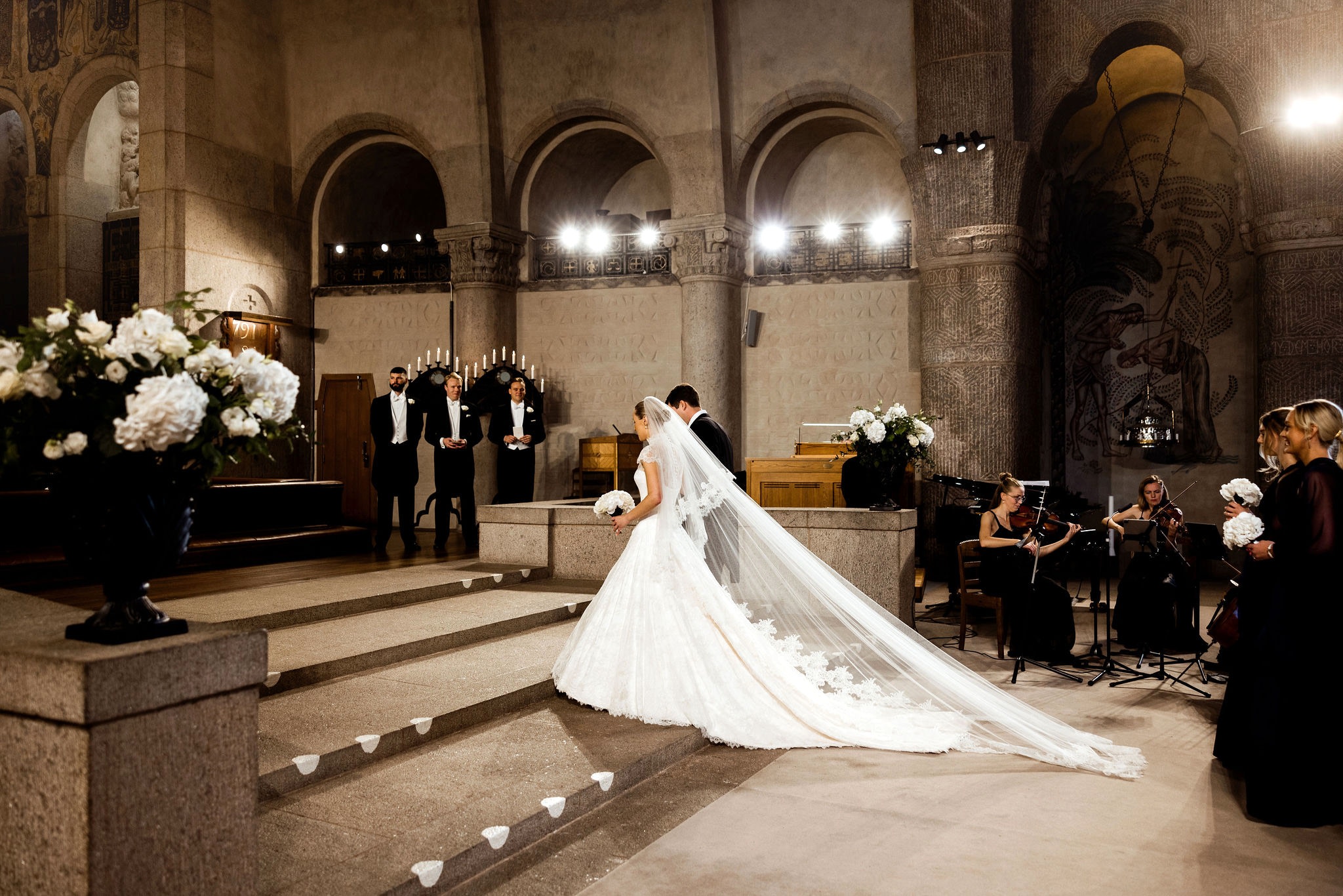 Phillipa_Lepley_Bride_Hedvig_High_Neck_Lace_Wedding_Dress_And_Lace_Veil