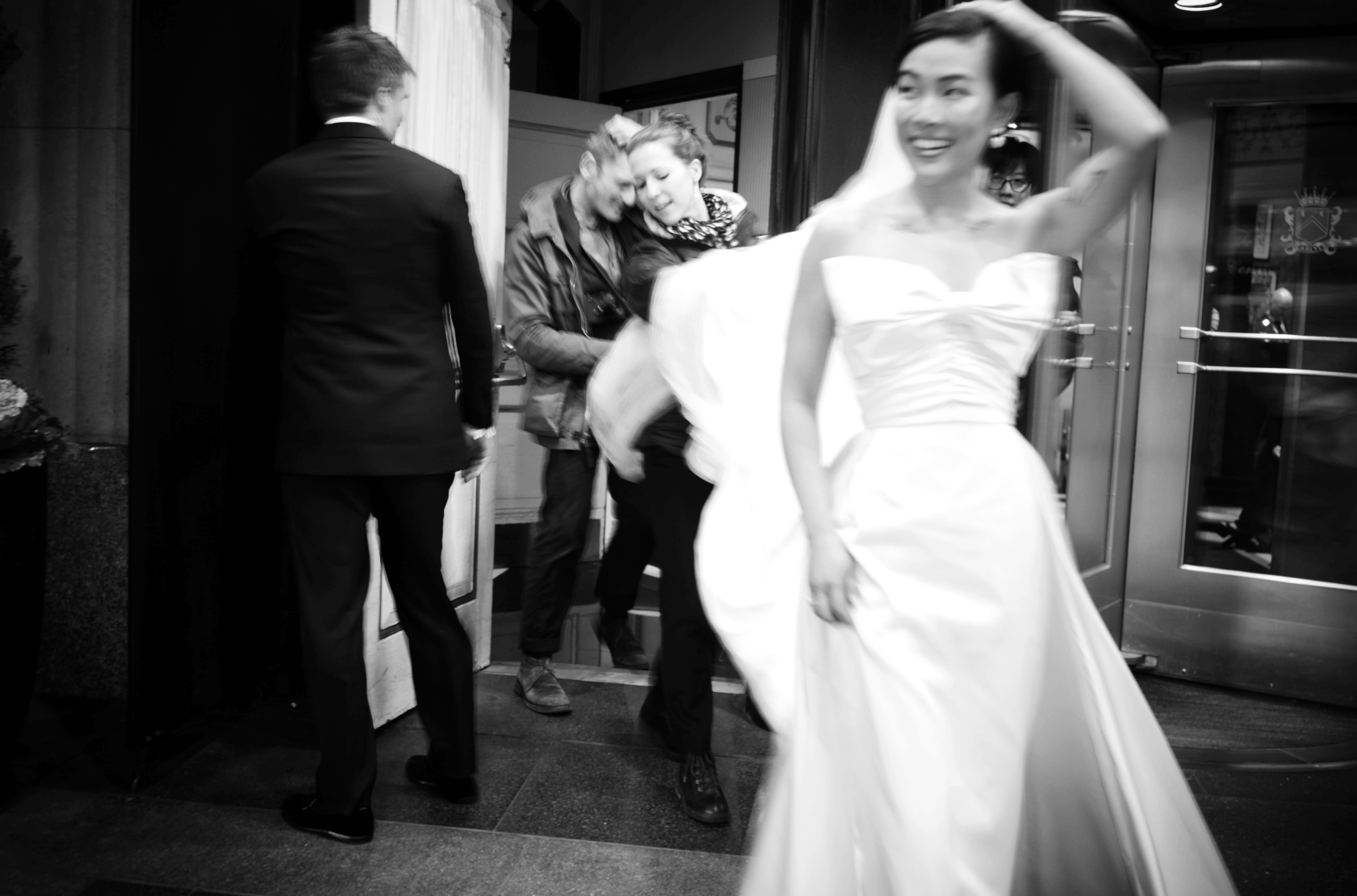 Phillipa_Lepley_Bride_Jessica_Corseted_Strapless_Bow_Wedding_Dress_Bespoke_Overskirt_New_York_City_Wedding