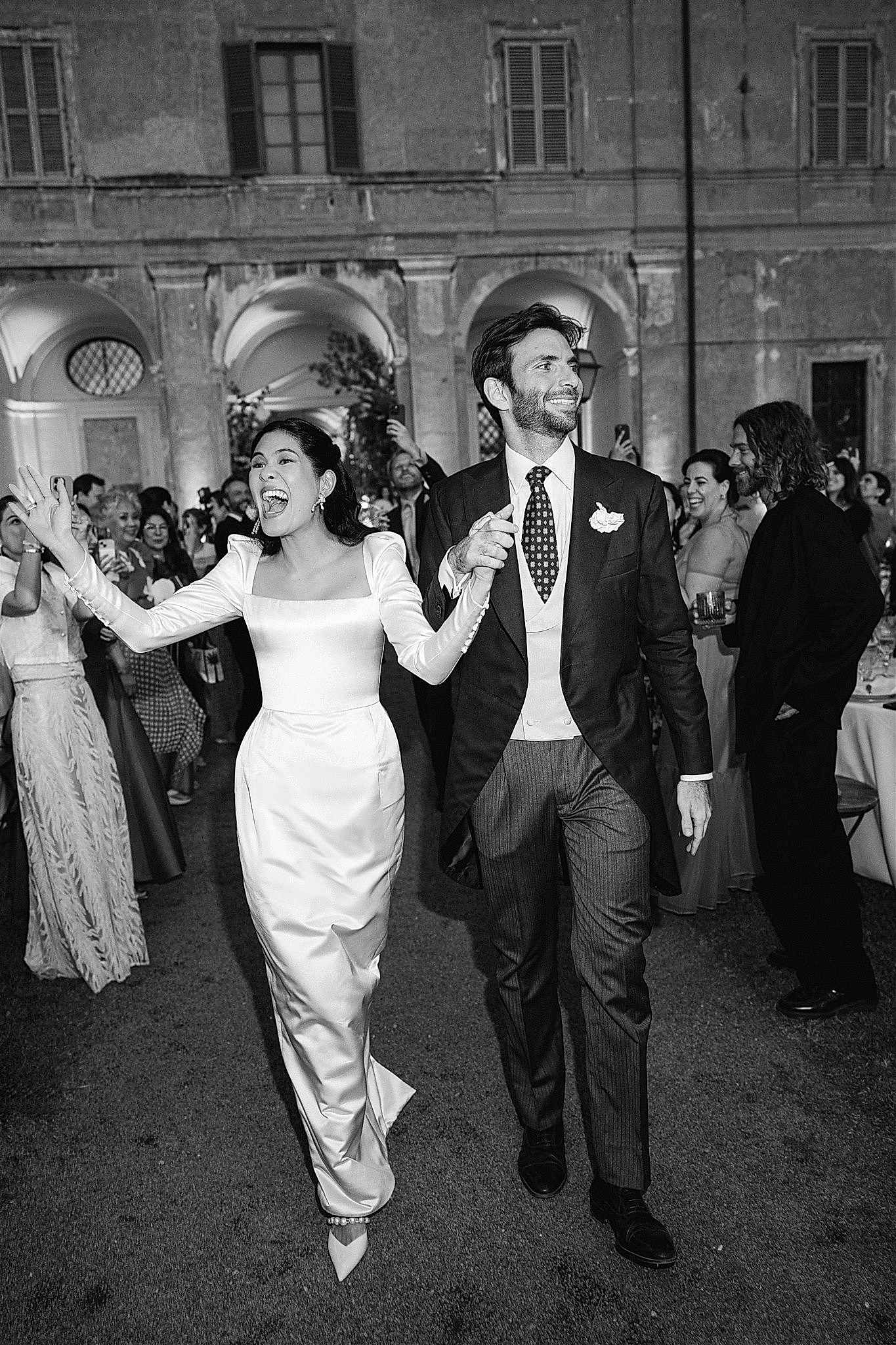 Phillipa_Lepley_Bride_Tosca_Bespoke_Duchess_Satin_Long_Sleeve_Wedding_Dress_with_Square_Neckline_and_Removable_Overskirt_Rome_Wedding