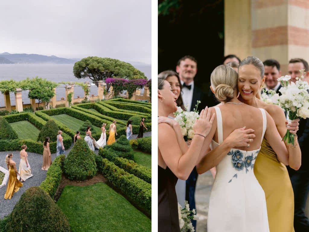 Vogue_Wedding_Phillipa_Lepley_Bespoke_Wedding_Dress_Ivory_Silk_Crepe_Fitted_Gown_With_Detachable_Cape_Portofino_Wedding