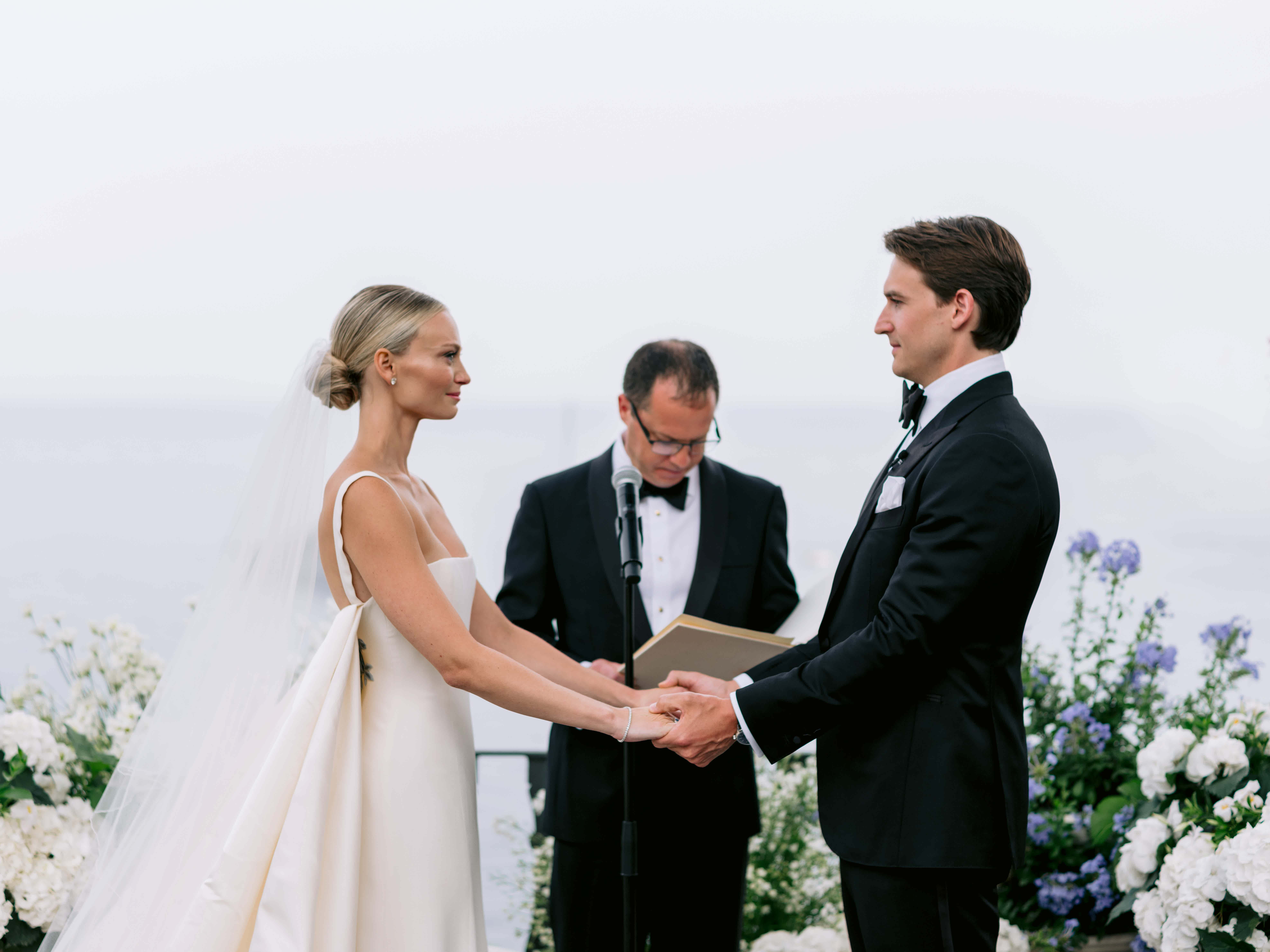 Vogue_Wedding_Phillipa_Lepley_Bespoke_Wedding_Dress_Ivory_Silk_Crepe_Fitted_Gown_With_Detachable_Cape_Portofino_Wedding