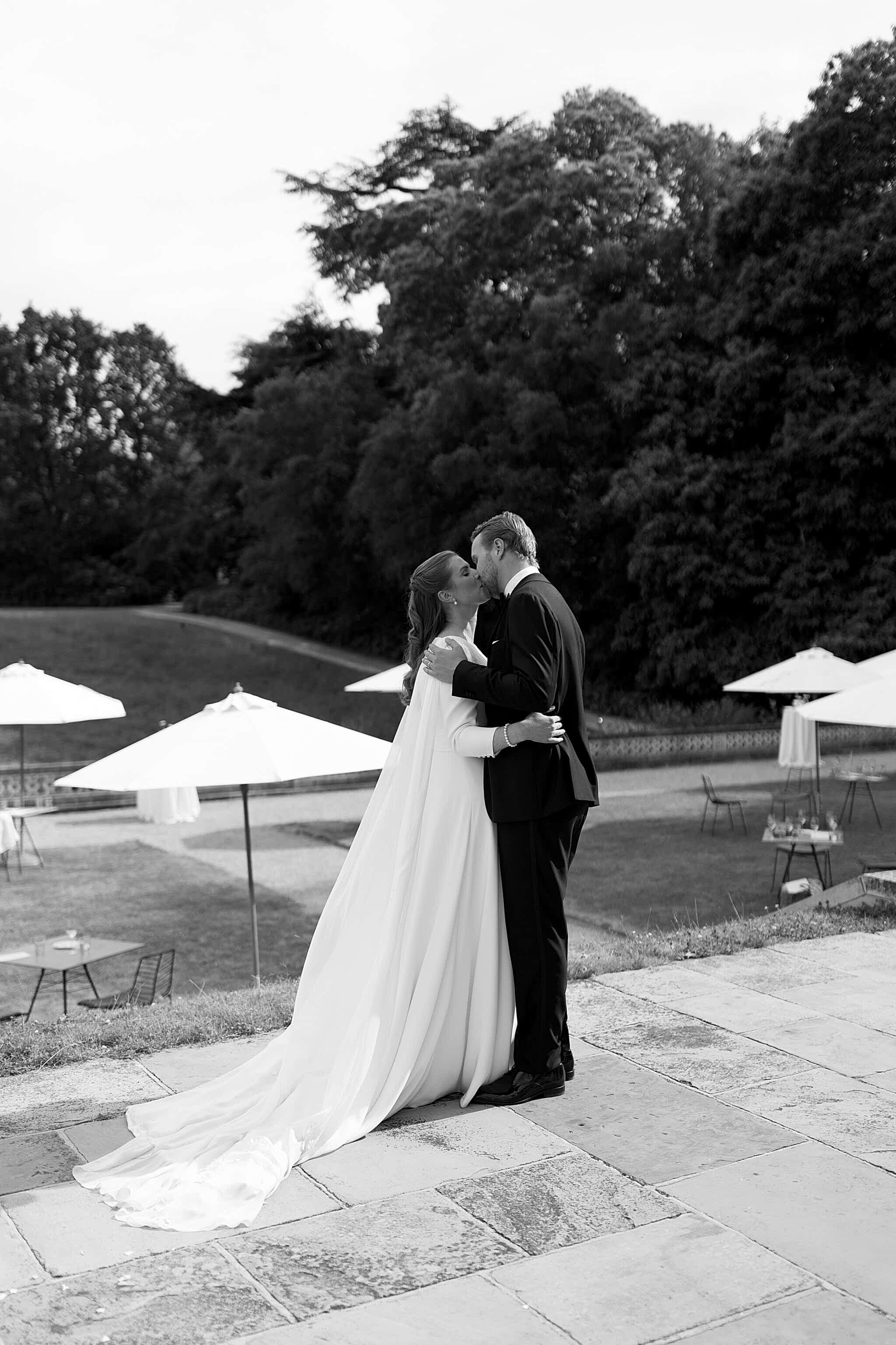 Phillipa_Lepley_Bride_Charlotte_Bespoke_Silk_Crepe_Wedding_Dress_V_Neckline_And_Sleeves_With_Detachable_Silk_Chiffon_Cape