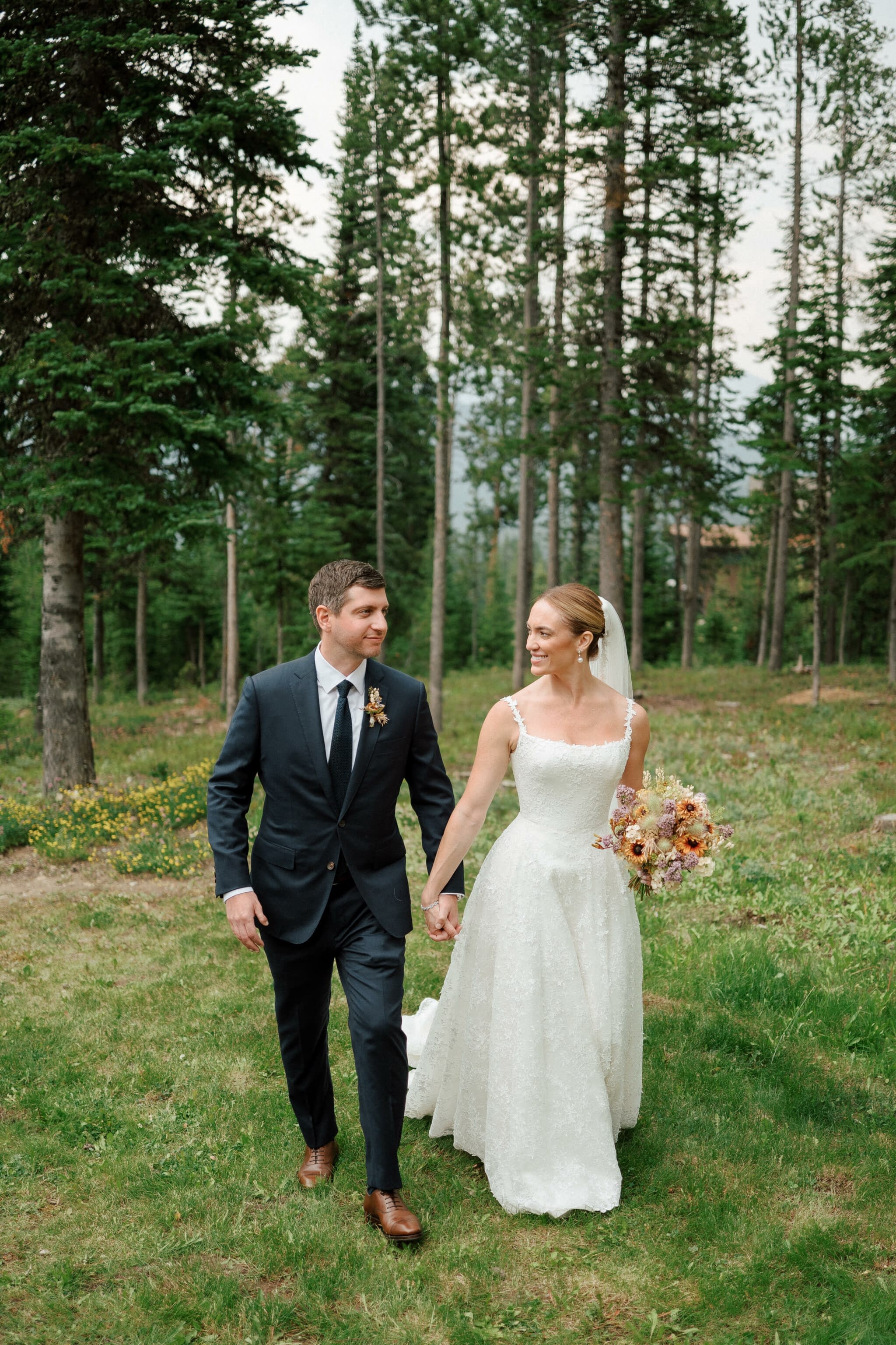 Phillipa_Lepley_Bride_Alex_Couture_Bespoke_Lace_Wedding_Dress_With_Straps_Lace_Wedding_Veil_Montana_Wedding