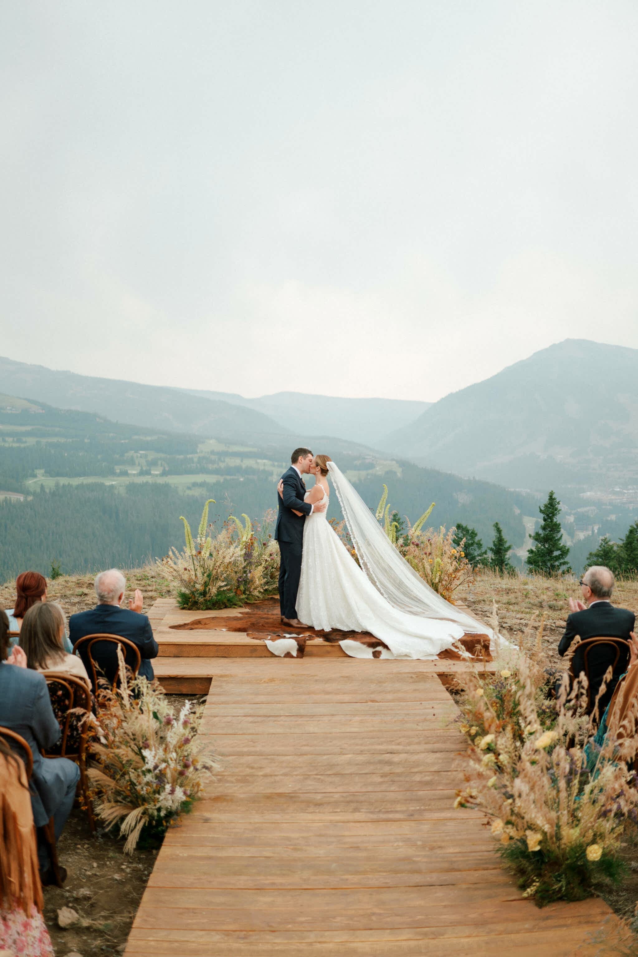 Phillipa_Lepley_Bride_Alex_Couture_Bespoke_Lace_Wedding_Dress_With_Straps_Lace_Wedding_Veil_Montana_Wedding