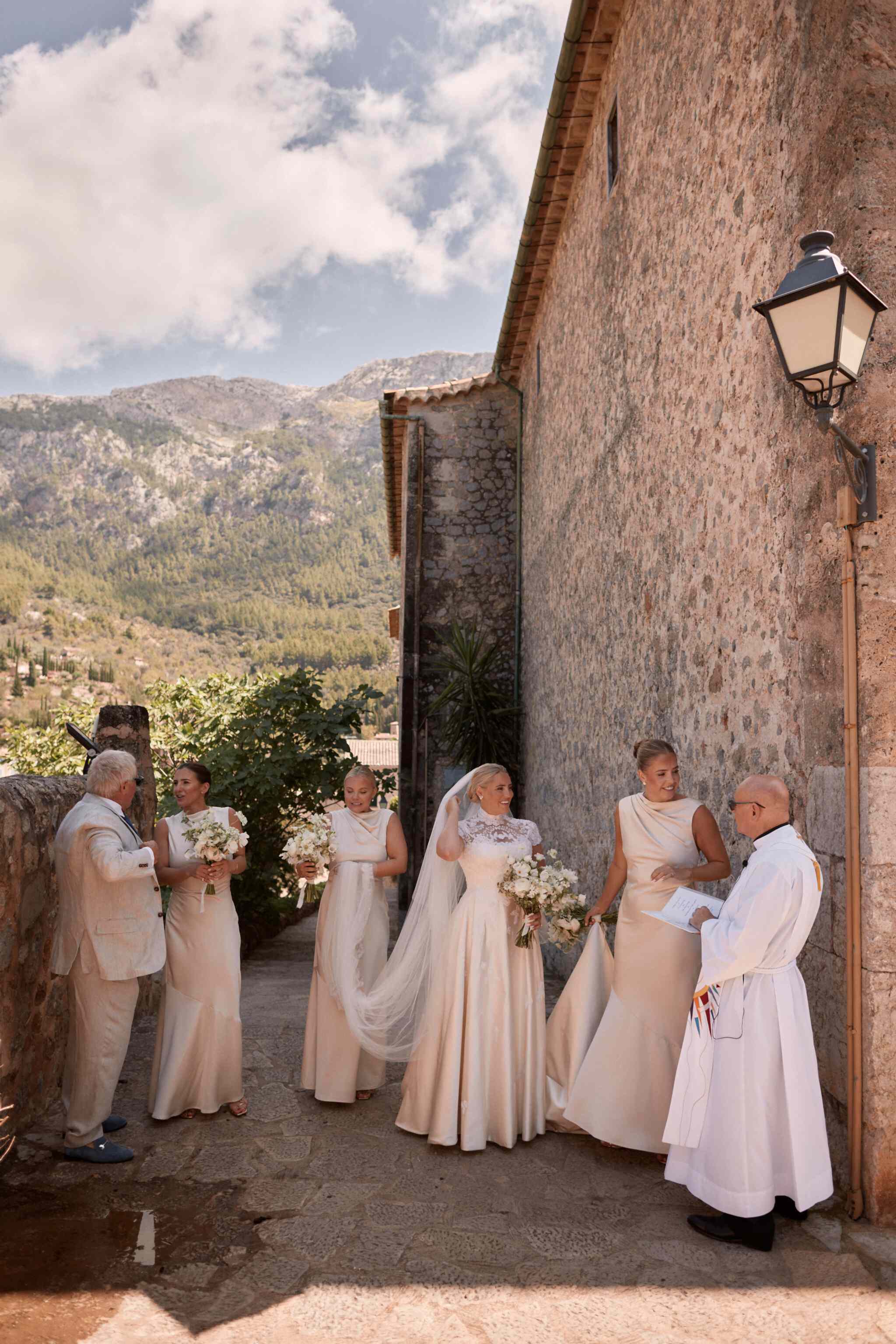Phillipa_Lepley_Bride_Georgiana_Mallorca_Wedding_Bespoke_High_Neck_Duchess_Satin_Wedding_Dress_With_Floral_Hnd_Embroidery