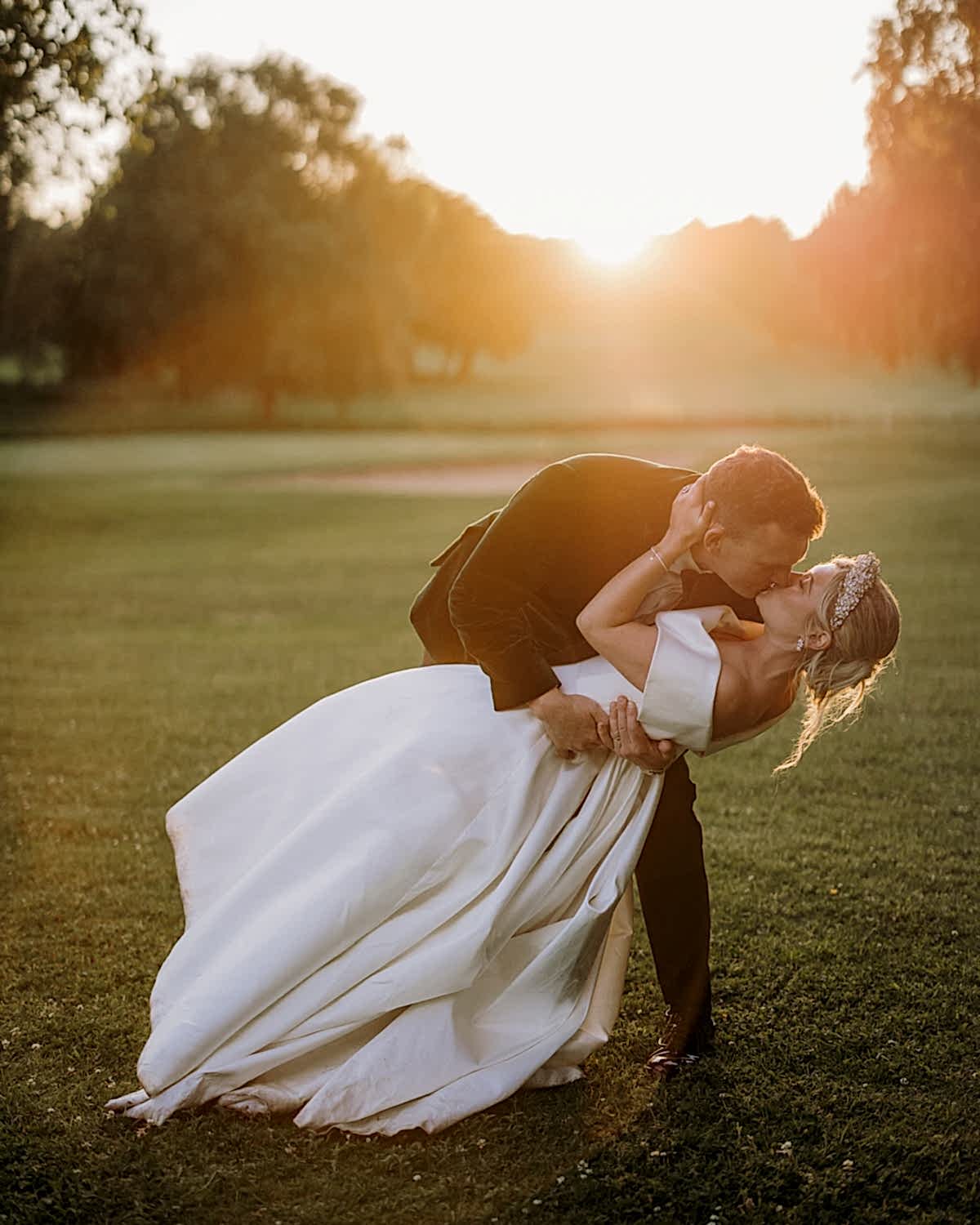 Phillipa_Lepley_Bride_Alex_Corseted_Couture_Timeless_Off_The_Shoulder_Satin_Wedding_Dress_and_Hand_Embroidered_Veil