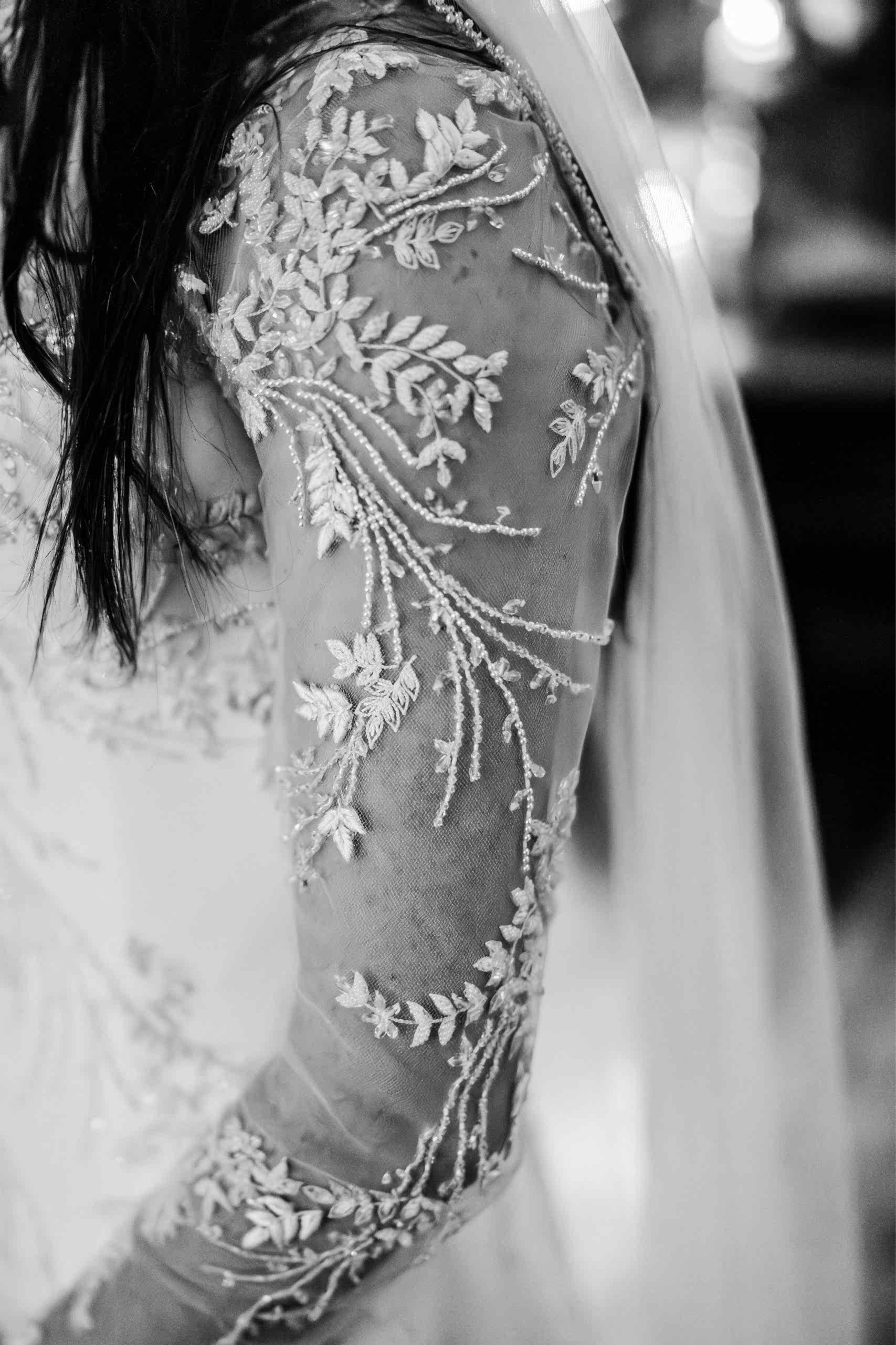Phillipa_Lepley_Bride_Georgina_New_Years_Eve_Wedding_Bespoke_High_Neck_Embellished_Wedding_Dress_With_Long_Sleeves