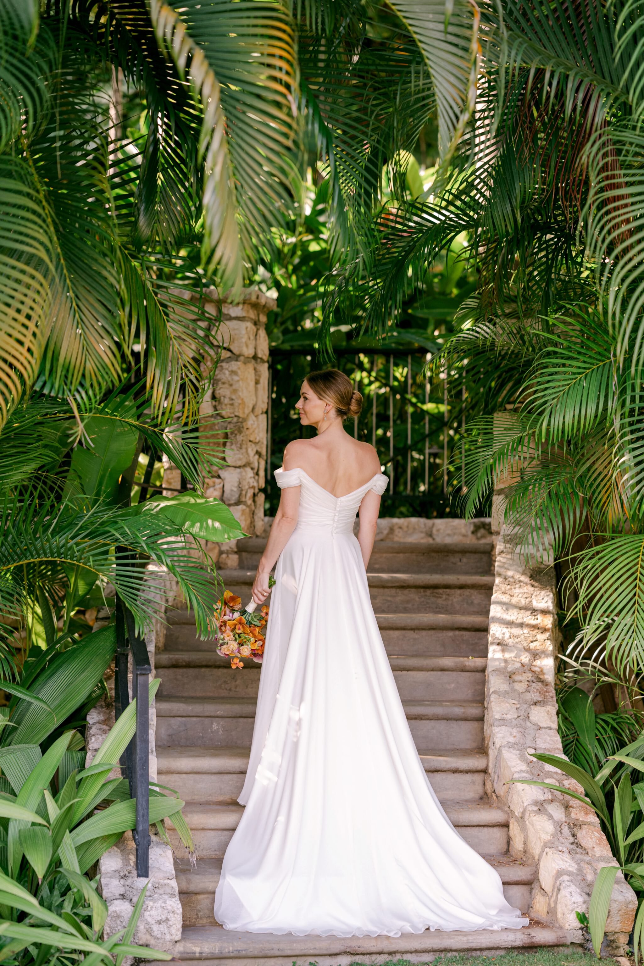 Phillipa_Lepley_bride_Hannah_Bespoke_Chiffon_Draped_Wedding_Dress_Destination_Wedding_In_Jamaica_Beach_Wedding