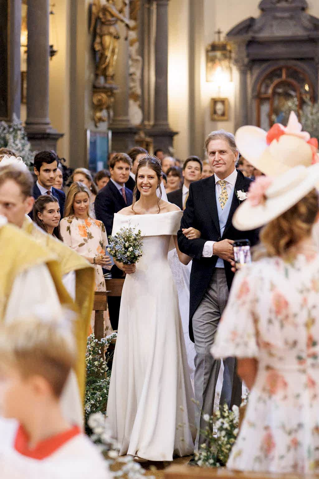 Phillipa_Lepley_bride_Tatiana_Silk_Crepe_and_Duchess_Satin_Wedding_Dress_Bespoke_Personal_Embroidery_Tuscany_Italian_Wedding