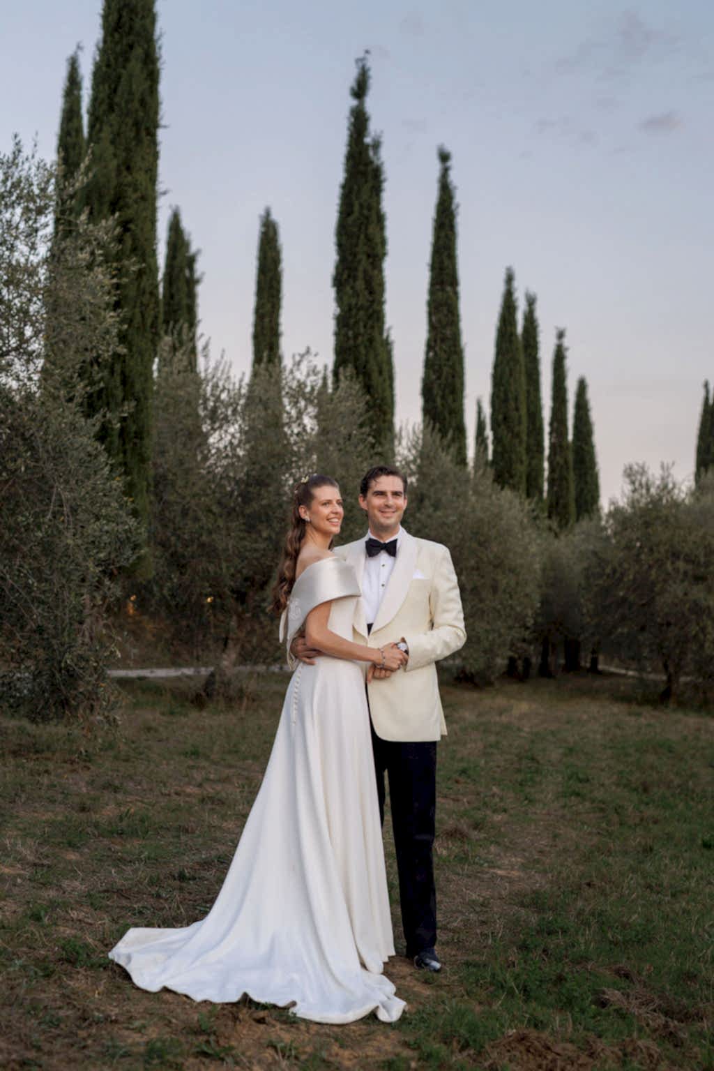 Phillipa_Lepley_bride_Tatiana_Silk_Crepe_and_Duchess_Satin_Wedding_Dress_Bespoke_Personal_Embroidery_Tuscany_Italian_Wedding