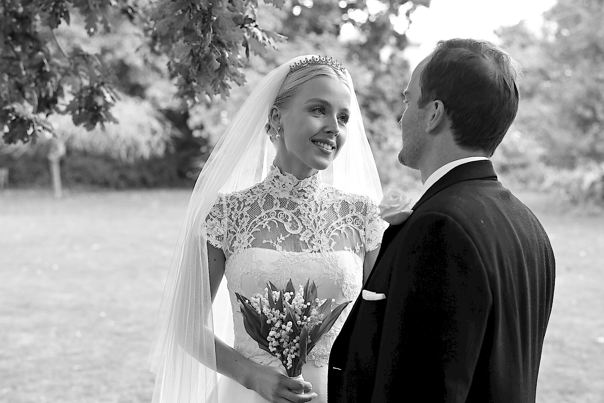 Phillipa_Lepley_Bride_Amelia_Strapless_Satin_Wedding_Dress_With_Detachable_Lace_High_Neck_Top_And_Silk_Tulle_Veil_London_City_Wedding