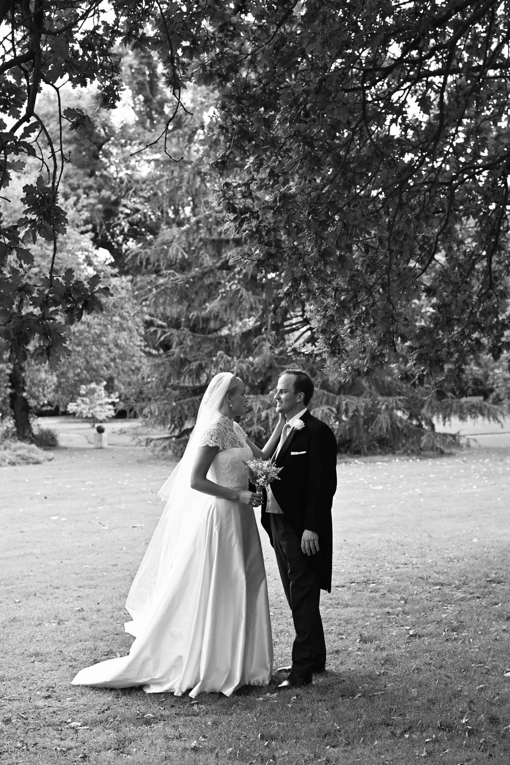 Phillipa_Lepley_Bride_Amelia_Strapless_Satin_Wedding_Dress_With_Detachable_Lace_High_Neck_Top_And_Silk_Tulle_Veil_London_City_Wedding