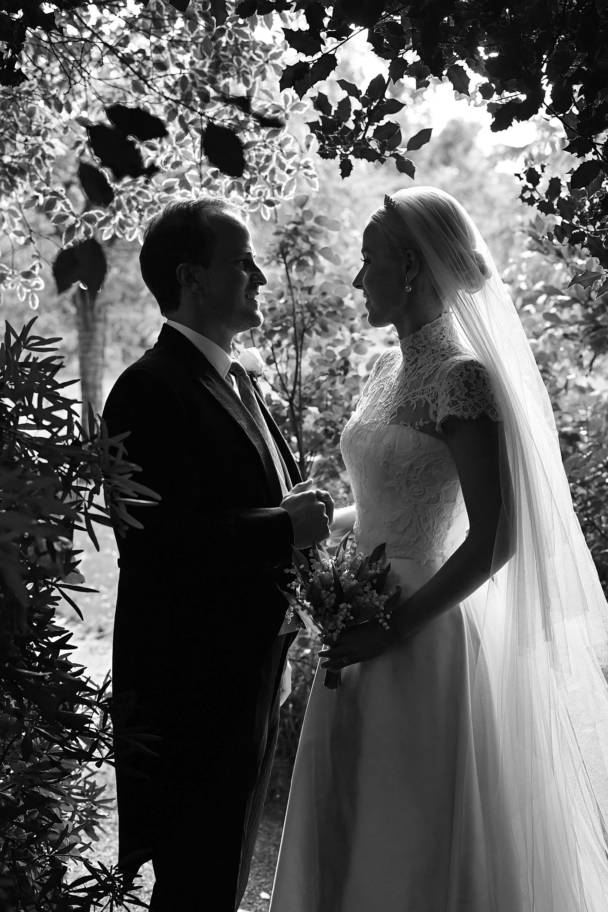 Phillipa_Lepley_Bride_Amelia_Strapless_Satin_Wedding_Dress_With_Detachable_Lace_High_Neck_Top_And_Silk_Tulle_Veil_London_City_Wedding