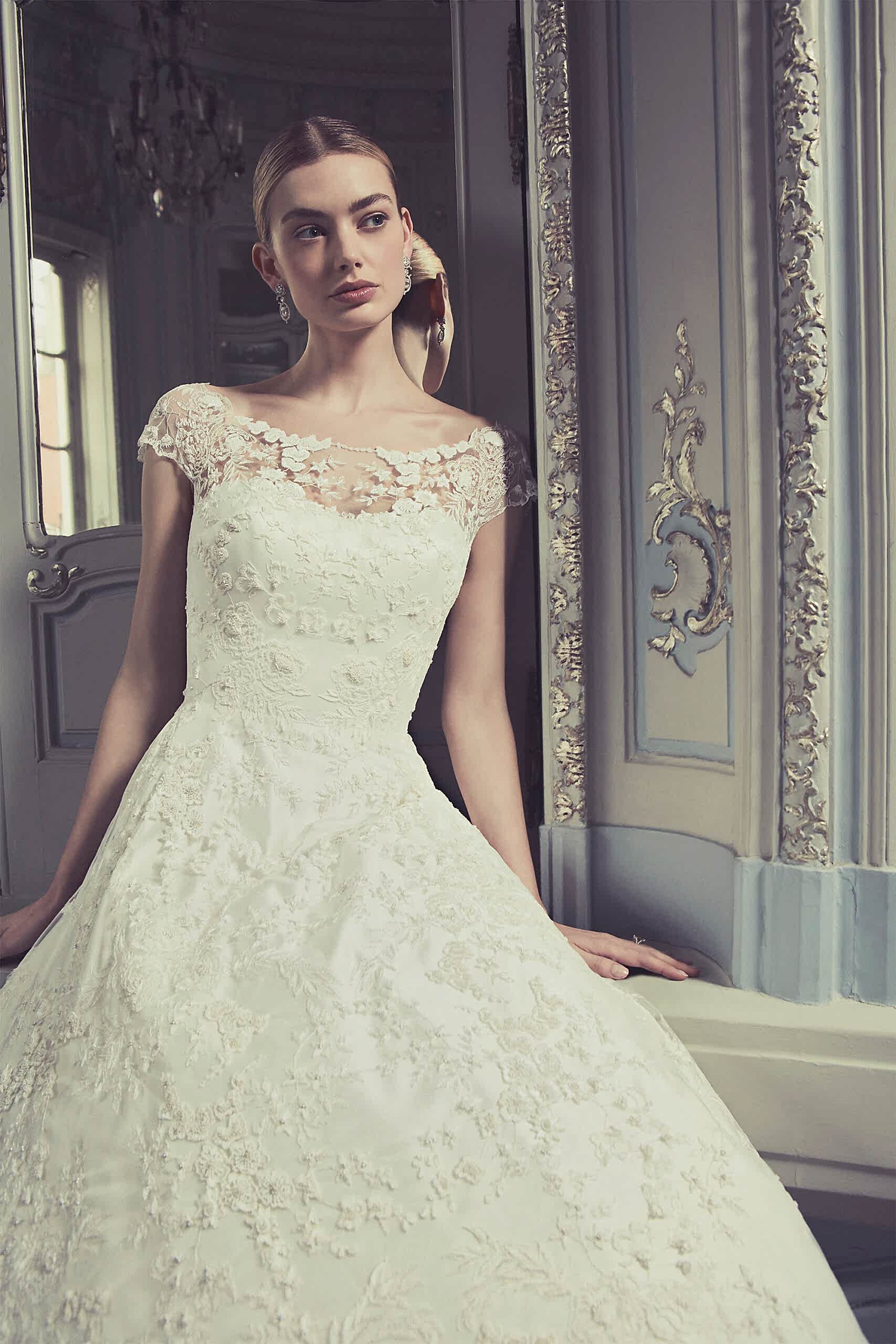 Phillipa-Lepley-Couture-Wedding-Dress-London-UK-Designer-Bespoke-Couture-Marielle-Magnolia-Peonies-Soft-Neckline-Hand-Embroidered-Tulle-Floral-Wedding-Gown